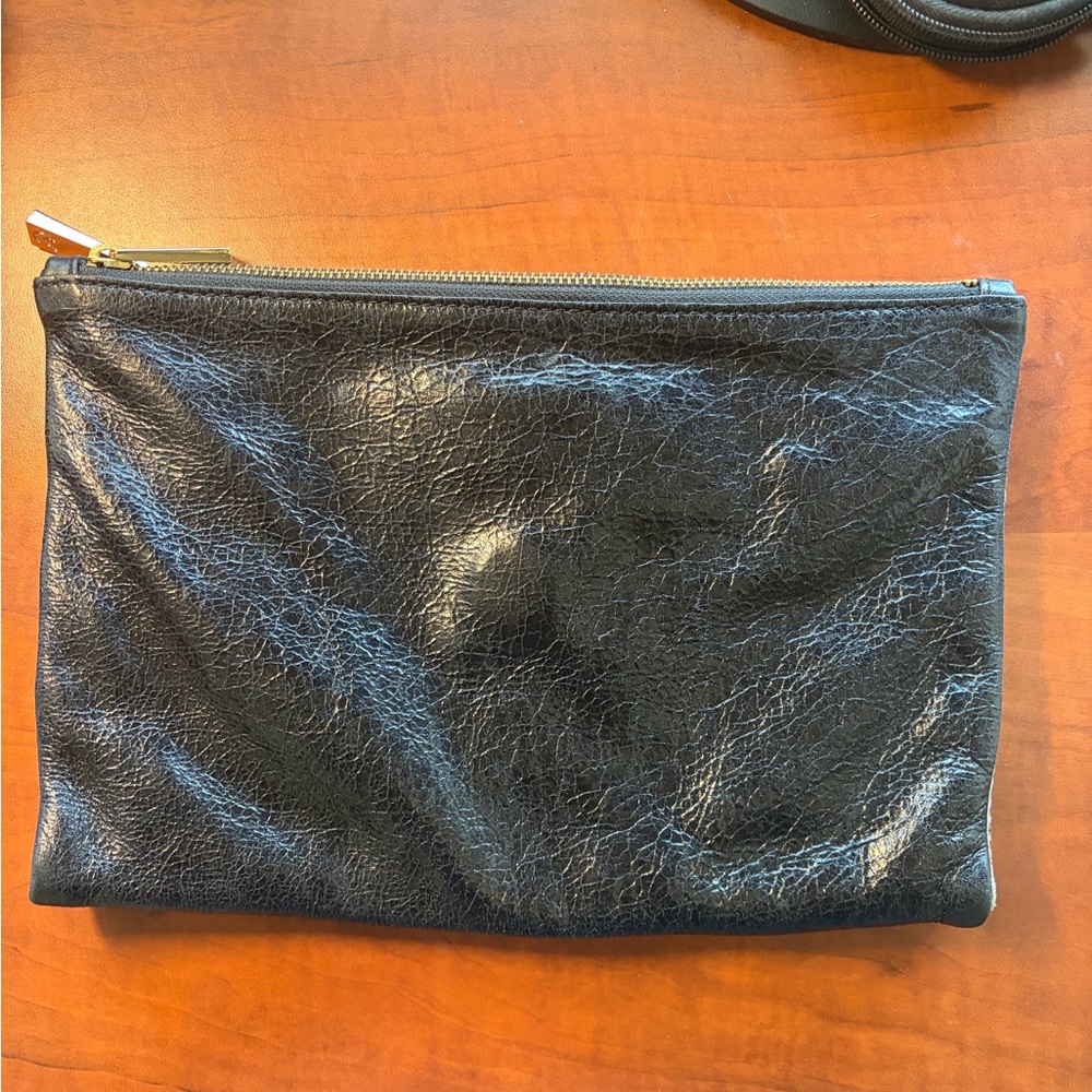Vince Camuto Black Leather Clutch